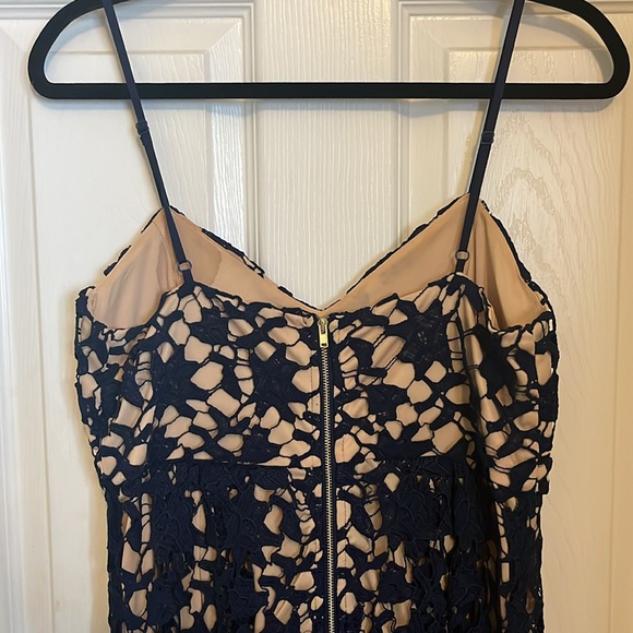 Dina Be Navy Lace Dress - Picture 4 of 4